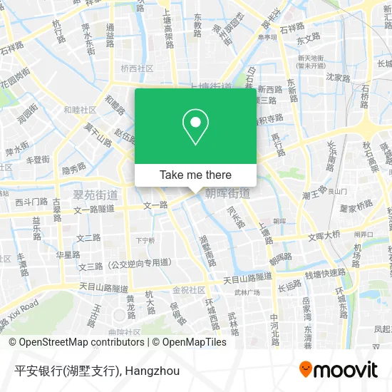 平安银行(湖墅支行) map