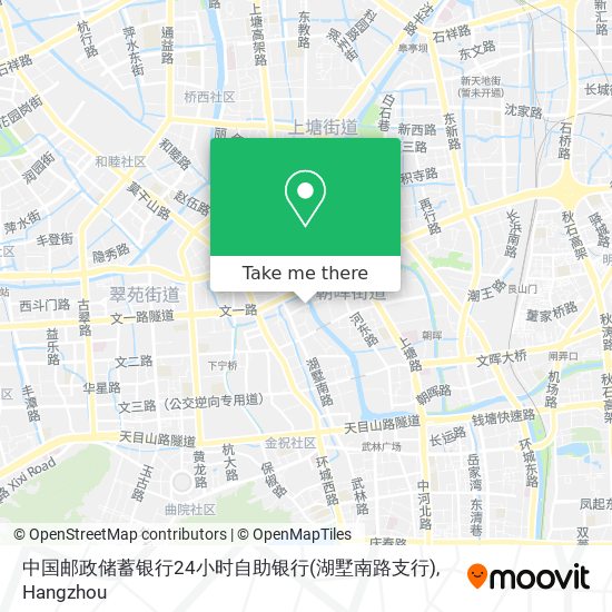 中国邮政储蓄银行24小时自助银行(湖墅南路支行) map