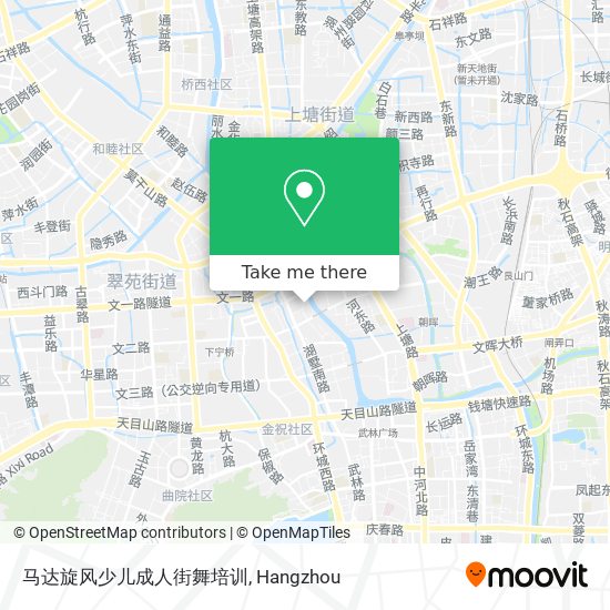 马达旋风少儿成人街舞培训 map