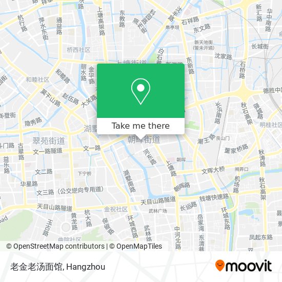 老金老汤面馆 map