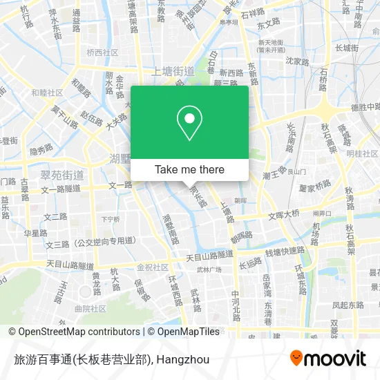 旅游百事通(长板巷营业部) map