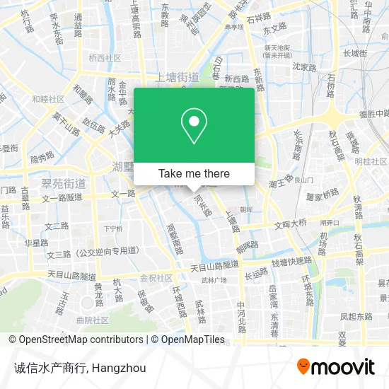 诚信水产商行 map