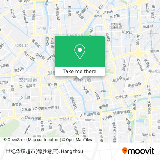 世纪华联超市(德胜巷店) map