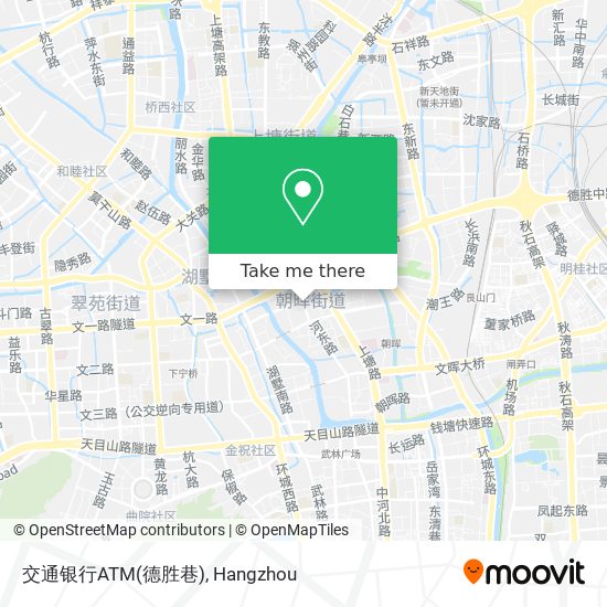 交通银行ATM(德胜巷) map