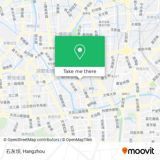 石灰坝 map