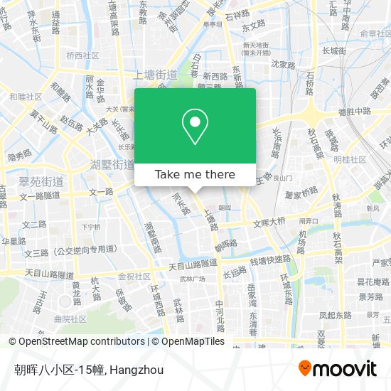 朝晖八小区-15幢 map