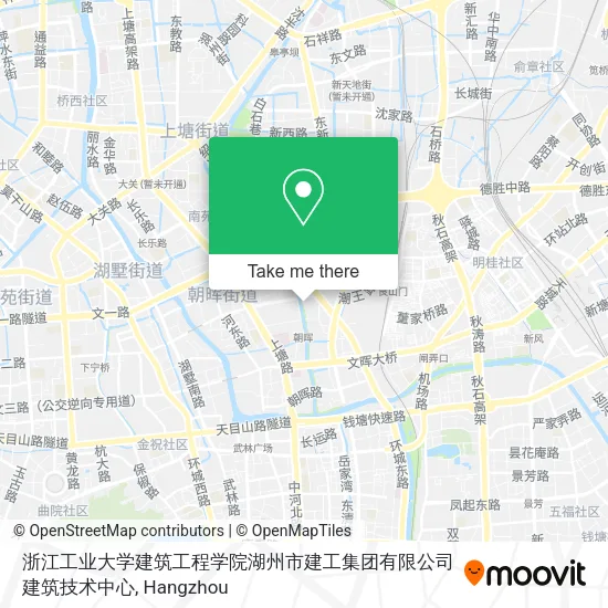 浙江工业大学建筑工程学院湖州市建工集团有限公司建筑技术中心 map
