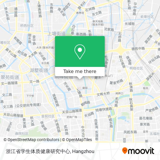 浙江省学生体质健康研究中心 map