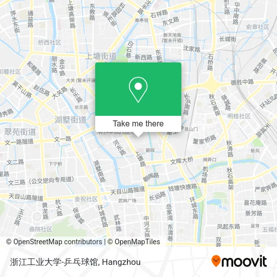 浙江工业大学-乒乓球馆 map