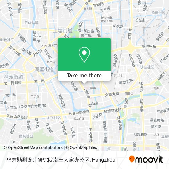 华东勘测设计研究院潮王人家办公区 map