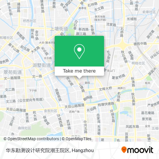 华东勘测设计研究院潮王院区 map