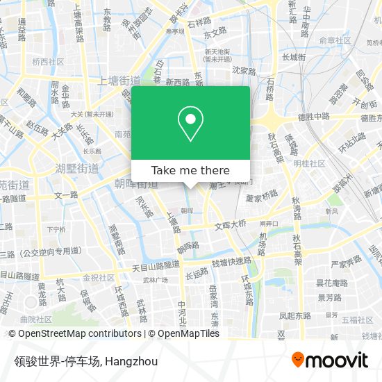 领骏世界-停车场 map