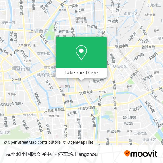 杭州和平国际会展中心-停车场 map