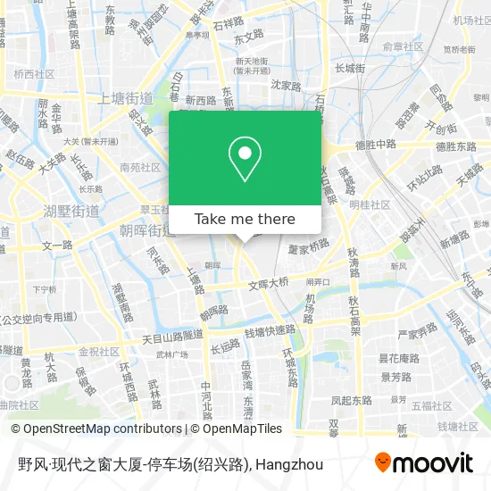野风·现代之窗大厦-停车场(绍兴路) map