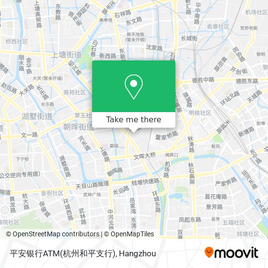 平安银行ATM(杭州和平支行) map