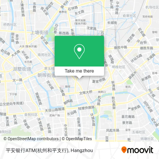 平安银行ATM(杭州和平支行) map