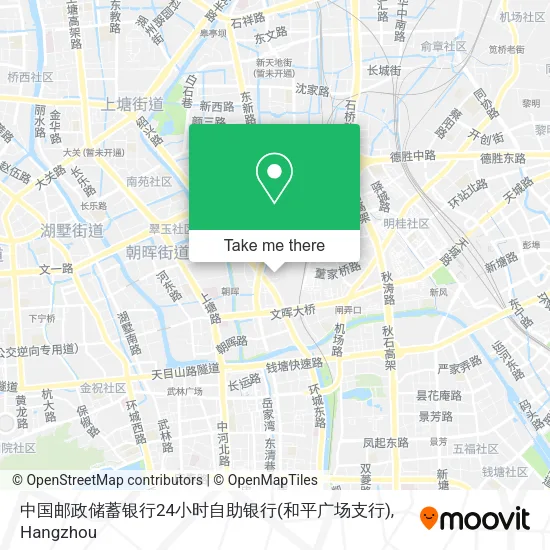 中国邮政储蓄银行24小时自助银行(和平广场支行) map