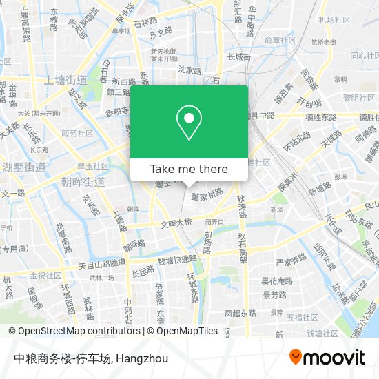 中粮商务楼-停车场 map