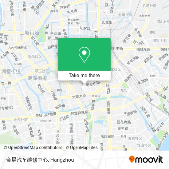 金晨汽车维修中心 map