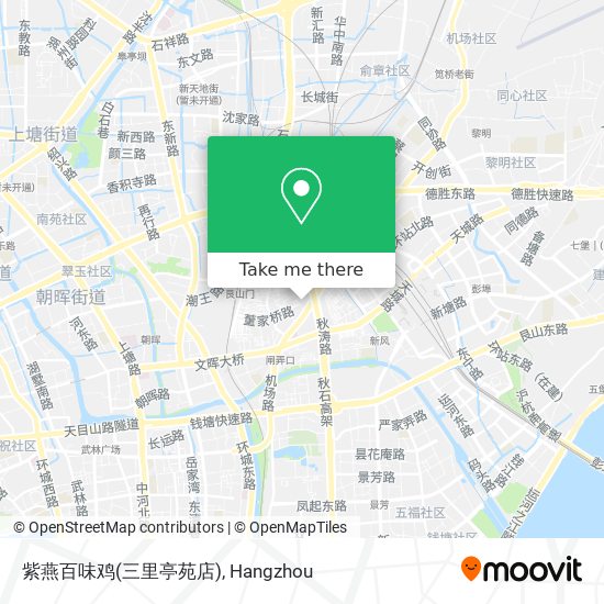 紫燕百味鸡(三里亭苑店) map