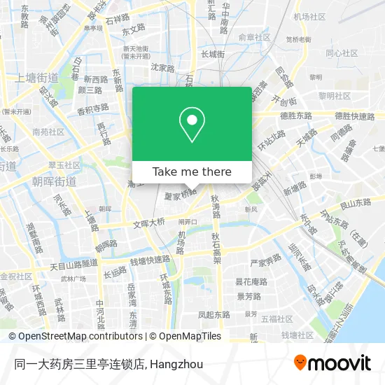 同一大药房三里亭连锁店 map
