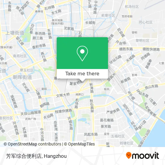 芳军综合便利店 map