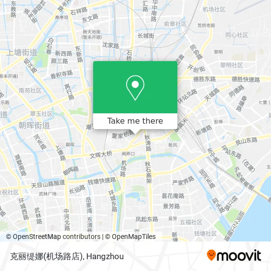 克丽缇娜(机场路店) map