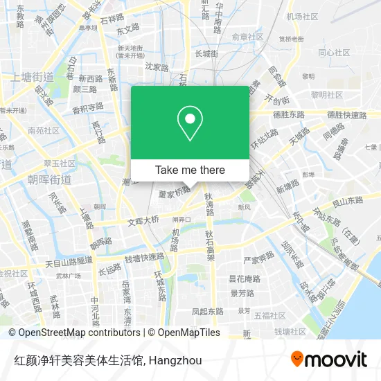红颜净轩美容美体生活馆 map