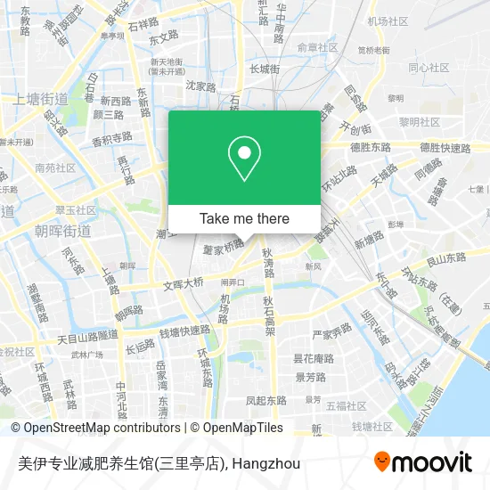 美伊专业减肥养生馆(三里亭店) map