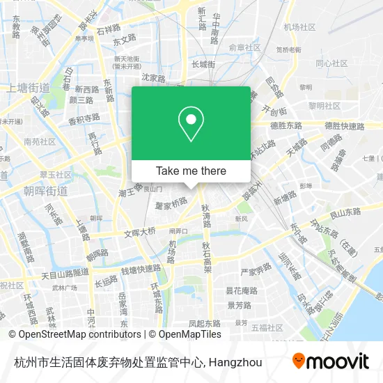 杭州市生活固体废弃物处置监管中心 map