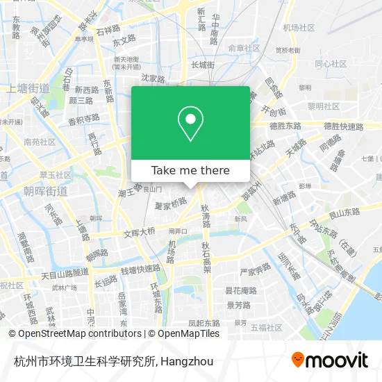 杭州市环境卫生科学研究所 map