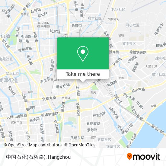 中国石化(石桥路) map