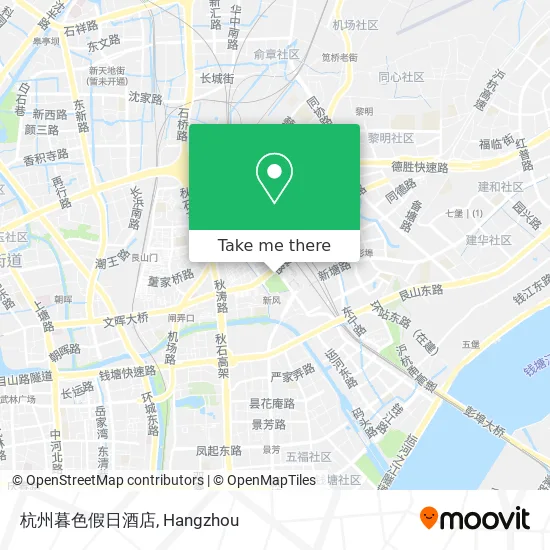 杭州暮色假日酒店 map
