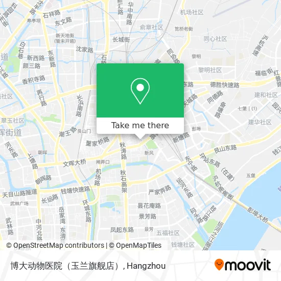 博大动物医院（玉兰旗舰店） map
