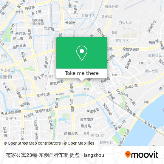 范家公寓23幢-东侧自行车租赁点 map