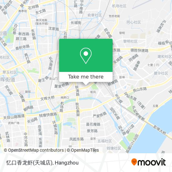 忆口香龙虾(天城店) map