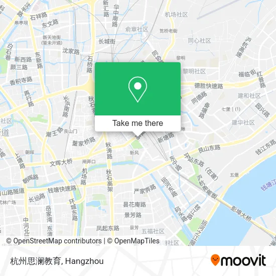 杭州思澜教育 map