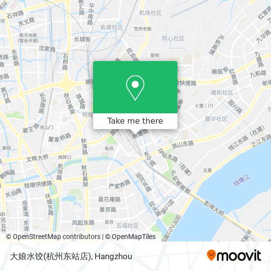大娘水饺(杭州东站店) map