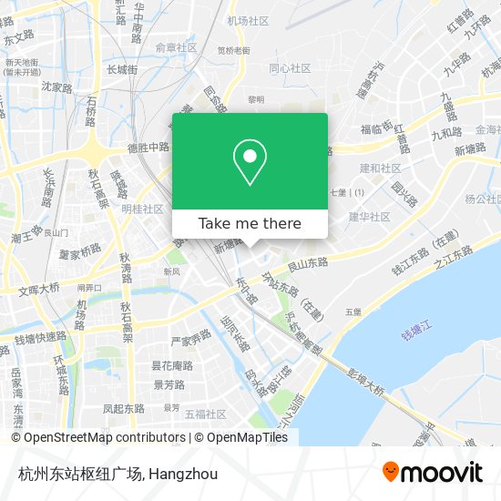 杭州东站枢纽广场 map