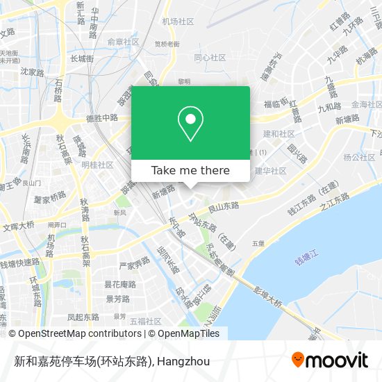 新和嘉苑停车场(环站东路) map