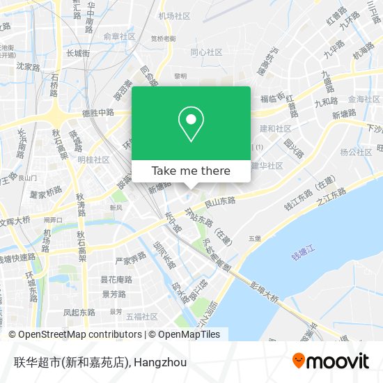 联华超市(新和嘉苑店) map