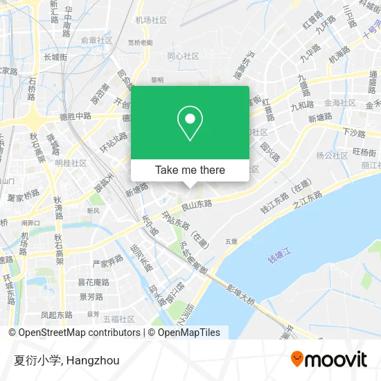 夏衍小学 map