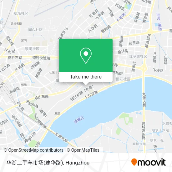 华浙二手车市场(建华路) map