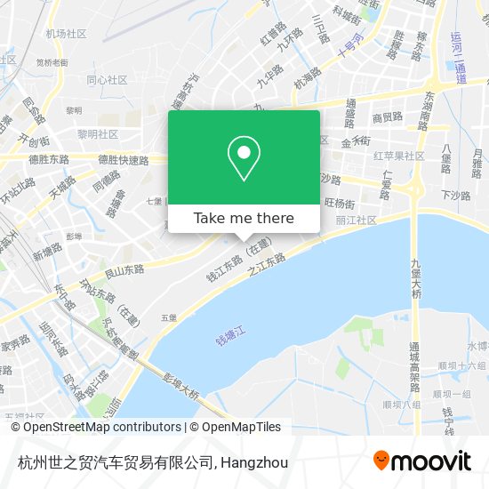 杭州世之贸汽车贸易有限公司 map