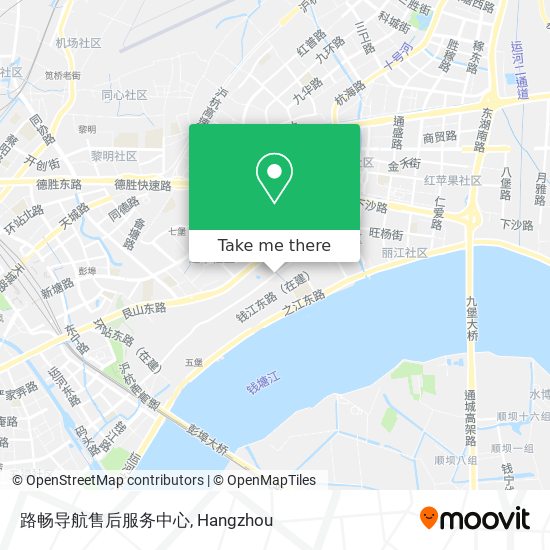 路畅导航售后服务中心 map