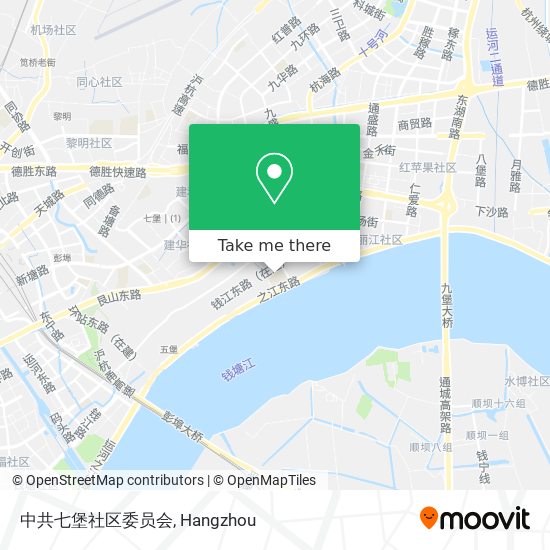 中共七堡社区委员会 map