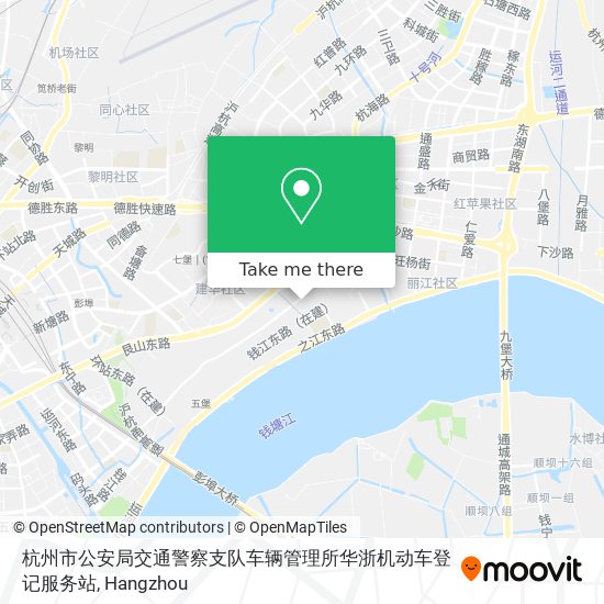 杭州市公安局交通警察支队车辆管理所华浙机动车登记服务站 map