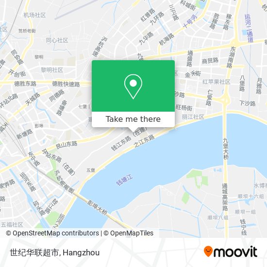世纪华联超市 map