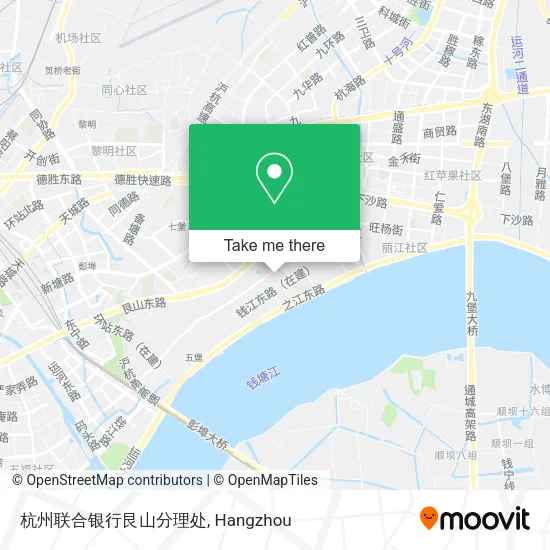 杭州联合银行艮山分理处 map