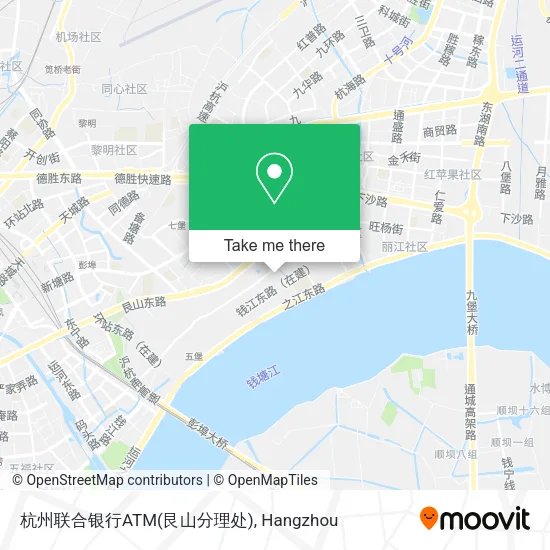 杭州联合银行ATM(艮山分理处) map